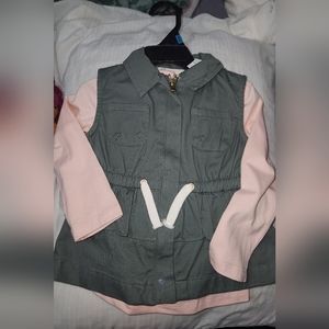 Aspen girl shirt and cargo vest set